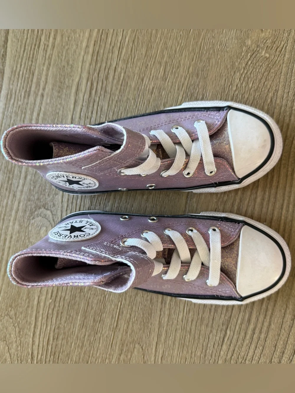 Purple converse easy on size 12 kids